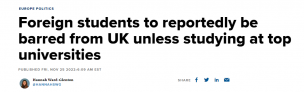 英国考虑提高留学门槛，留学要变天了？！